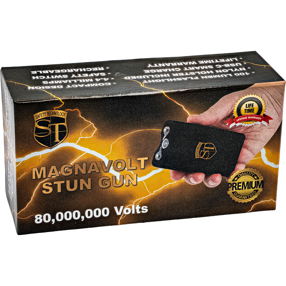Black MAGNAVOLT 80,000,000 Volt Stun Gun Flashlight view 5